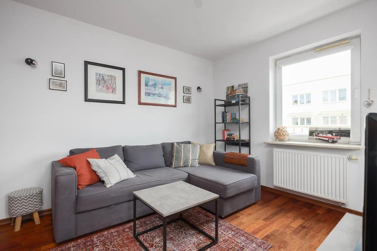 Bemowo Modern Grey Apartment Varşova