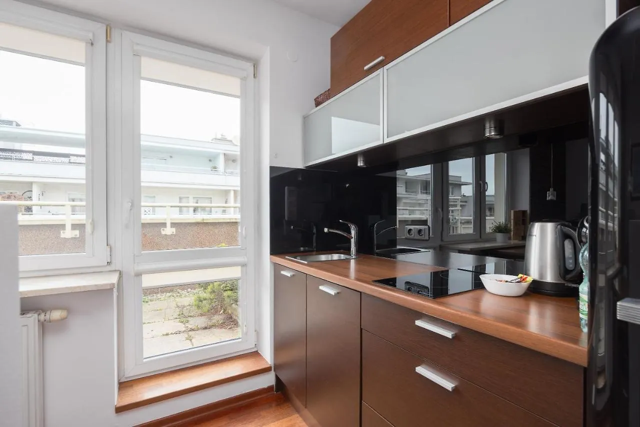 Bemowo Modern Grey Apartment Varşova