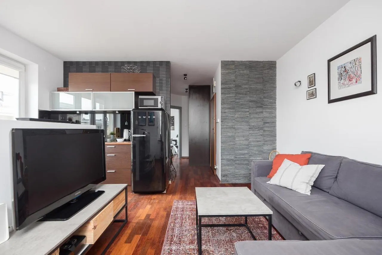 Bemowo Modern Grey Apartment Warsaw